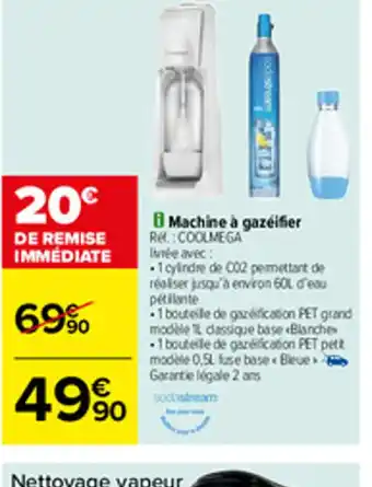 Carrefour Machine à gazéifier offre