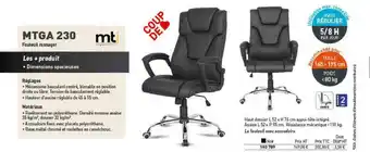 Hyperburo Mtga 230 Fauteuil Manager offre