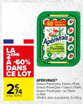 Carrefour Apérivrais offre