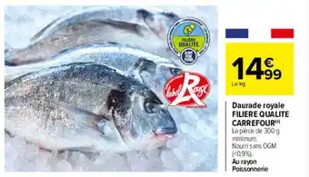 Carrefour Daurade royale filière qualité carrefour offre