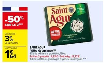 Carrefour Saint agur offre
