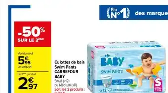 Carrefour Culottes de bain swim pants carrefour baby offre