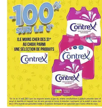 Géant Casino Produits contrex offre