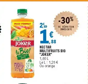 E.Leclerc Nectar Multifruits Bio Joker offre
