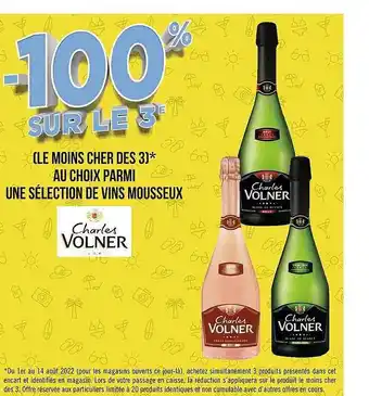 Géant Casino Vins mousseux charles volner offre