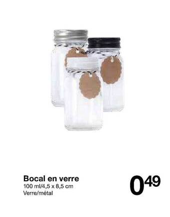 Zeeman Bocal en verre offre