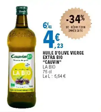 E.Leclerc Huile d'Olive Vierge Extra Bio Cauvin offre