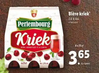 Lidl Bière kriek offre