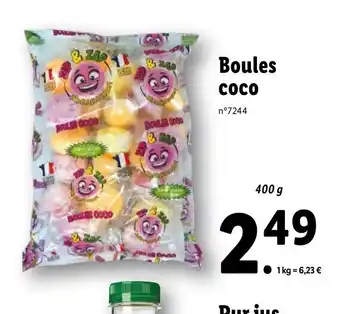 Lidl Boules coco offre