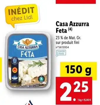 Casa azzurra feta