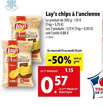 Lidl Lay's chips à l'ancienne offre