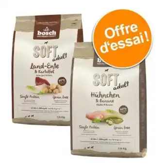 Zooplus Offre d'essai : croquettes bosch soft 2 x 2,5 kg offre