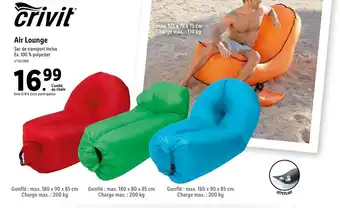 Lidl Air Lounge offre