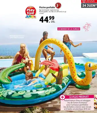Lidl Piscine gonflable offre