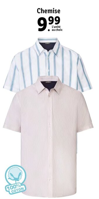 Lidl Chemise offre