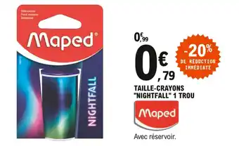 Taille-crayons "nightfall" 1 trou