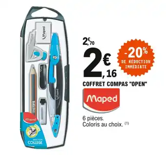 E.Leclerc Coffret compas "open" offre