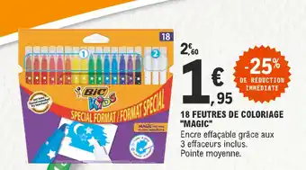 18 feutres de coloriage "magic"