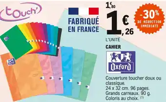 E.Leclerc Cahier offre