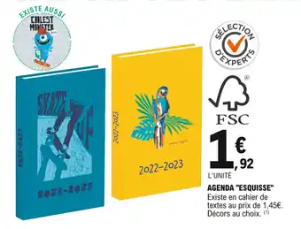 E.Leclerc Agenda "esquisse" offre