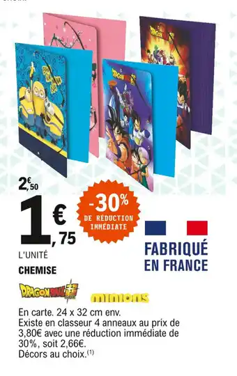 E.Leclerc Chemise offre