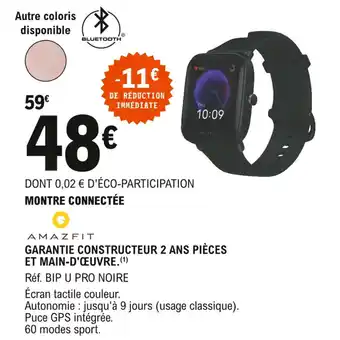 E.Leclerc Montre connectée offre
