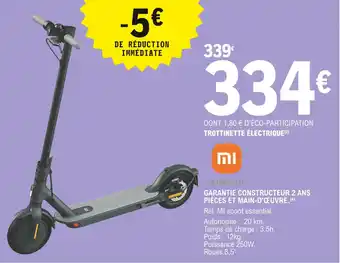 E.Leclerc Xiaomi trottinette électrique(2) offre