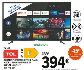 E.Leclerc Tv led offre