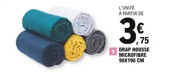 E.Leclerc Drap housse microfibre 90x190 cm offre