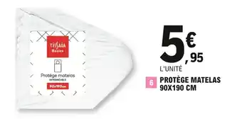 E.Leclerc Protège matelas 90x190 cm offre