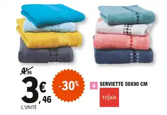 E.Leclerc Serviette 50x90 cm offre