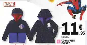 E.Leclerc Coupe vent enfant offre