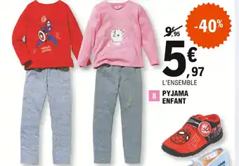 E.Leclerc Pyjama enfant offre