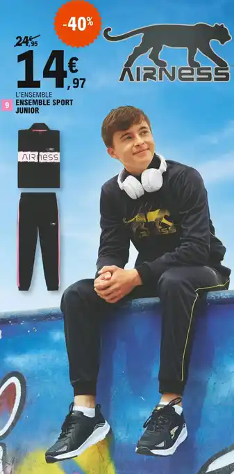 E.Leclerc Ensemble sport junior offre