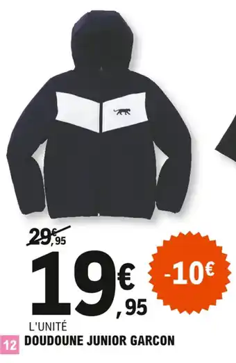 E.Leclerc Doudoune junior garcon offre