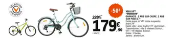 E.Leclerc Velo 24" "woodsun" offre