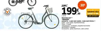 E.Leclerc Velo ville 26" "woodsun" offre