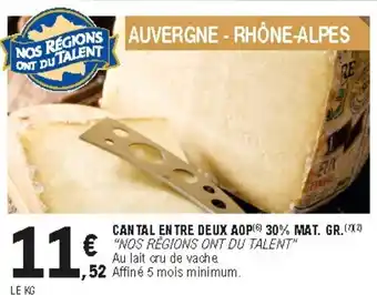 E.Leclerc Cantal Entre Deux AOP offre