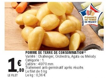 E.Leclerc Pomme de Terre de Consommation offre