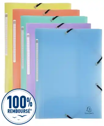 Bureau Vallée Chemise 3 rabats élastiques chromaline offre
