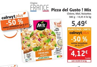 Colruyt Pizza del gusto! mix offre