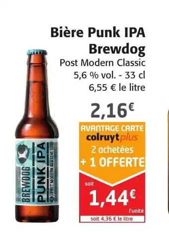 Colruyt Bière punk IPA brewdog offre