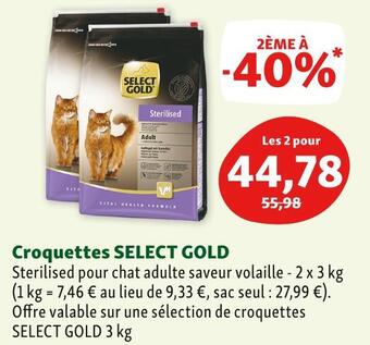Maxi Zoo Select gold croquettes offre