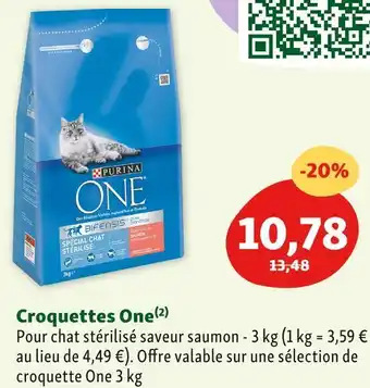 Maxi Zoo One croquettes offre