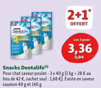 Maxi Zoo Dentalife snacks offre