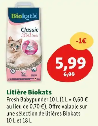 Biokats litière