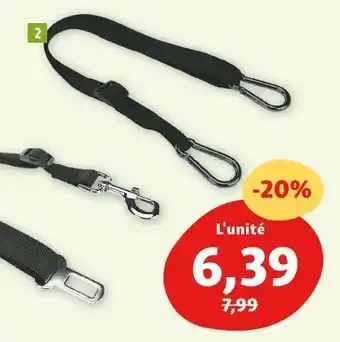 Maxi Zoo Anione ceinture de sécurité offre