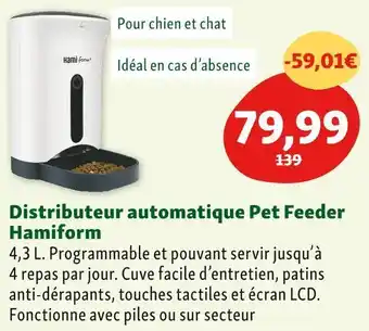Maxi Zoo Hamiform distributeur automatique pet feeder offre