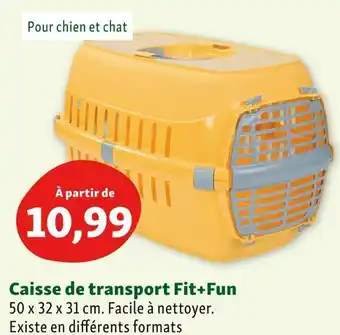 Maxi Zoo Fit+fun caisse de transport offre