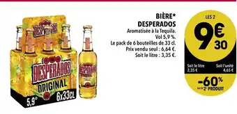 Supeco Desperados bière offre